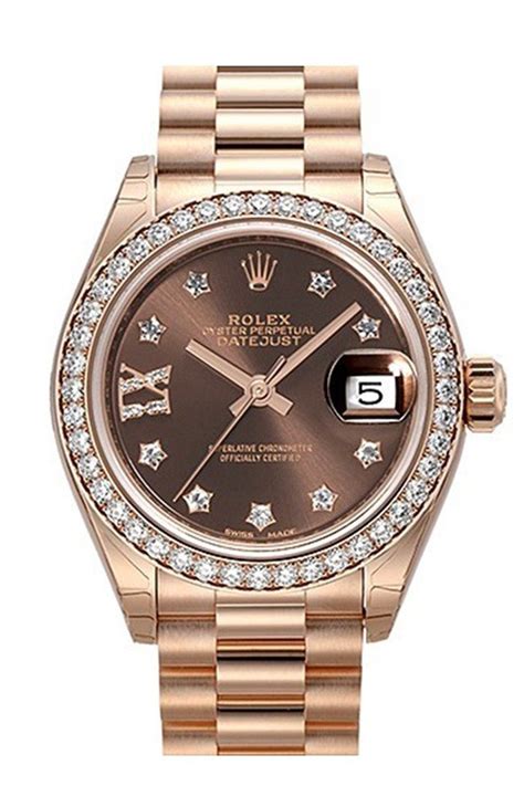 rose gold rolex watches ladies|Rolex lady datejust rose gold.